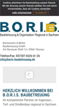 Mobile Screenshot of boris-baubetreuung.de