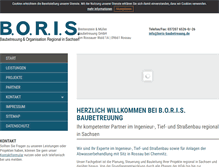 Tablet Screenshot of boris-baubetreuung.de